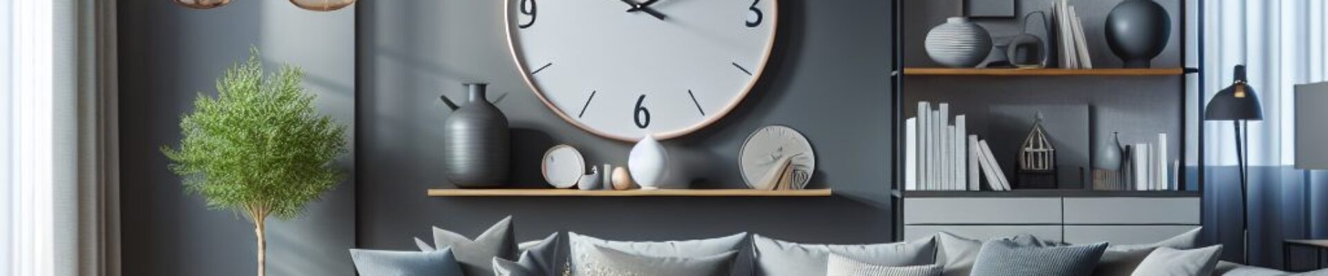 Woonkamer in kleur RAL 7047 Telegrijs 4